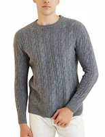 Sweater for Men 100% Merino Wool Knit Sweaters 2023 Fall Winter Warm Long Sleeve Mock Neck Pullovers Male Korean Luxury Clothing 1