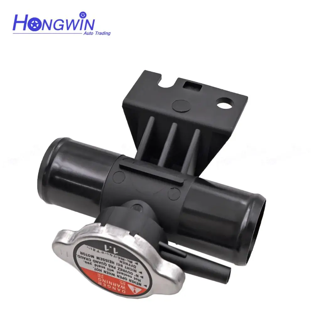 Radiator Neck Filling w/ Cap Water Hose Connector 1350A043 for Mitsubishi Lancer 08-17 Outlander 11-12 Galant Fortis ASX 4B11 for Car Radiator Cap Radiator Coolant Tank Cap Car Radiator Water Tank Cover Coolant Filler Neck Assembly Engine Radiator Hose Connector