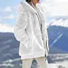 Autumn Winter Fashion Women's Coat New Casual Hooded Zipper Ladies Clothes Cashmere Women Fleece Jacket Solid Color Ladies Coats 4