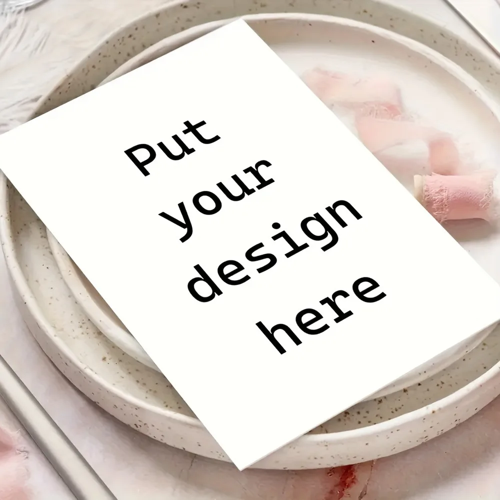 Personalized Photo Greeting Cards with Custom Text – A Unique Gift in Multiple Sizes