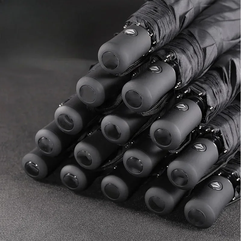 Fully Automatic Folding Three-fold Advertising Umbrella Suitable For BMW Audi Land Rover Luxury Car Business Gift Umbrella