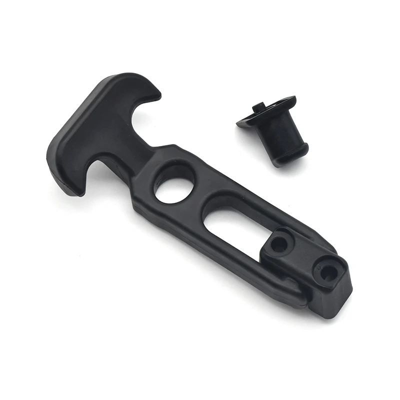 XK709-5 T-handle Rubber Flexible Draw Latches Fit For Toolbox /Cooler/Golf Cart/farm Machinery-Black