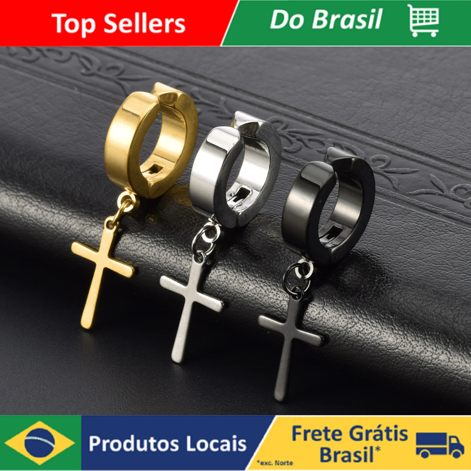 Brinco de Pressão Com Pingente