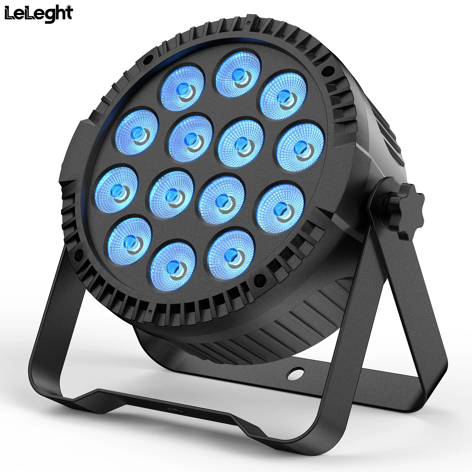 leleght 140W 14 RGBW LED Effect Stage Light Party Light Voice Control Automatic Mode DMX512 with 4/8CH for Bar KTV Party Banqu