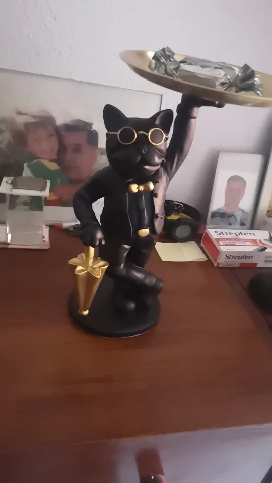 Bulldog Butler,  Resin Art Tray for Animal Lovers photo review