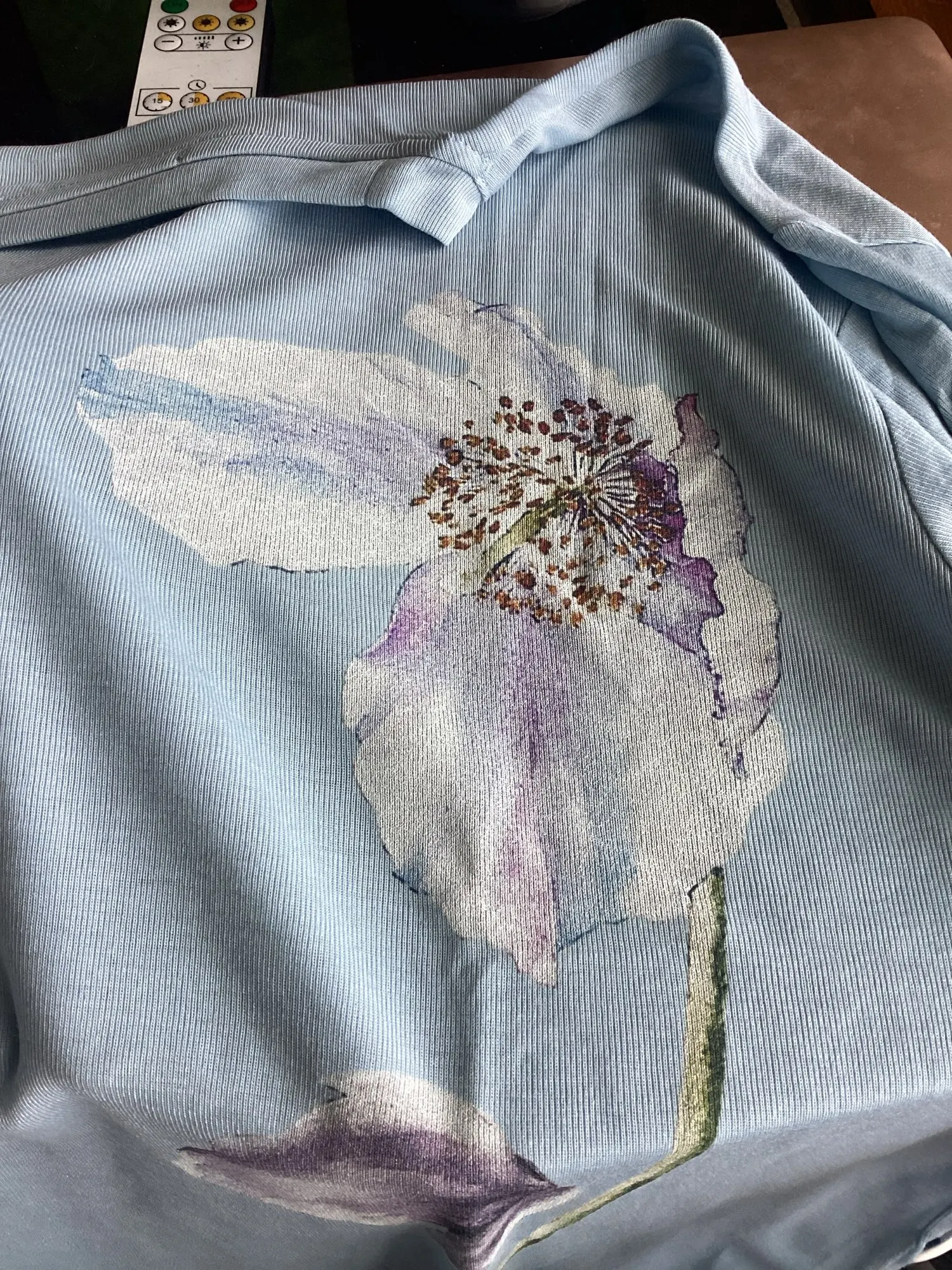 TOYOUTH Women Long Sleeve T-shirt  Autumn New Lyocell Wool Watercolor Blend Green Velvet Loose Pullover Tops photo review