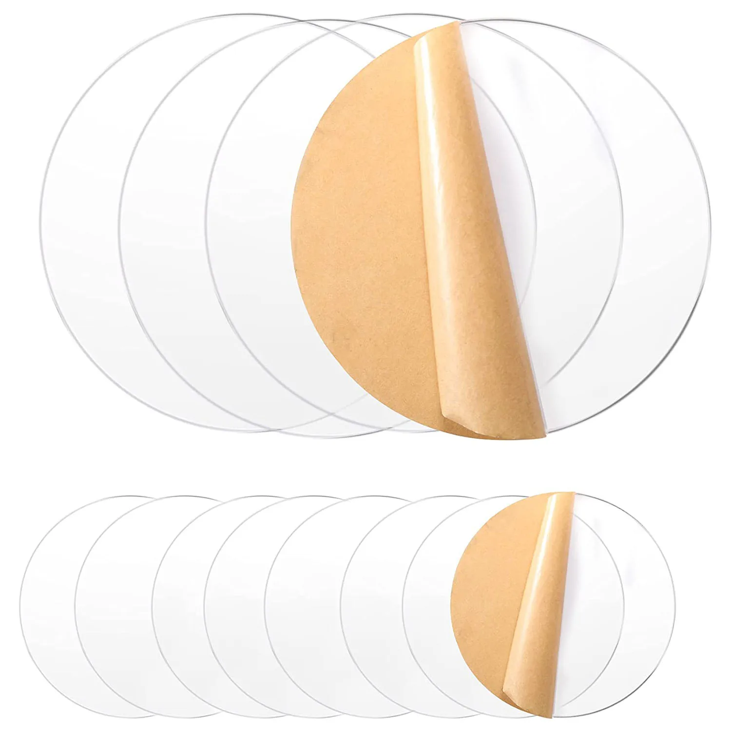 

2/3/4 Inch Round Acrylic Disc Clear Acrylic Sheet Thick Circle Acrylic Sheets Transparent Acrylic Panel for Painting DIY Crafts