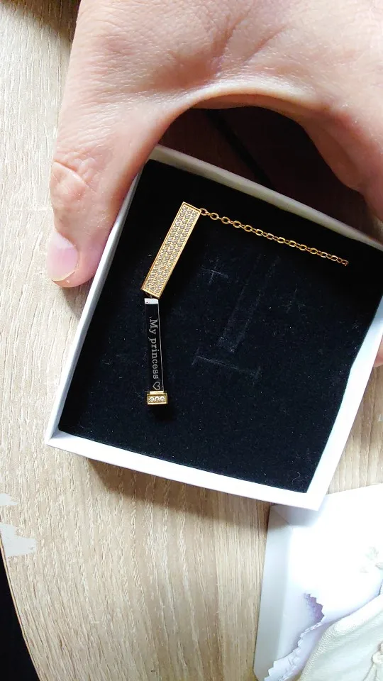 Custom "I Love You" Slide Necklace