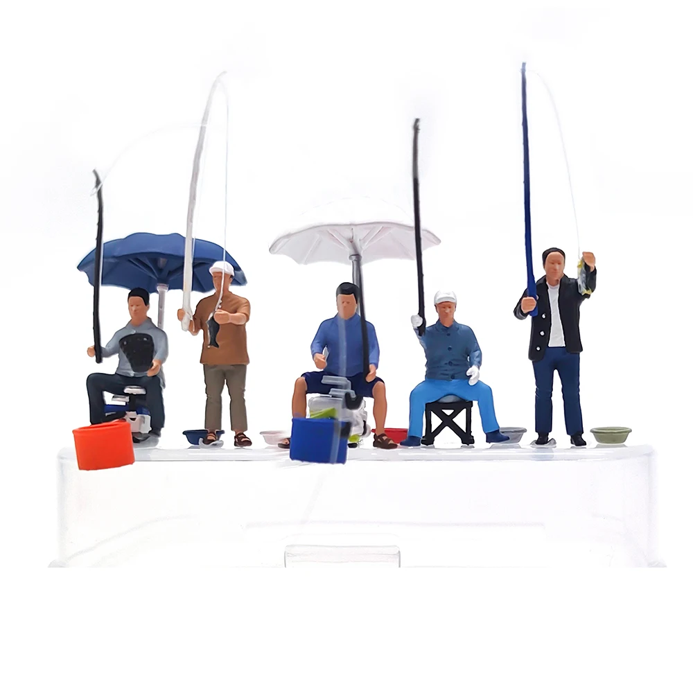 1:87 Scale B0053 HO Recreational Fishing Man Various Fishing