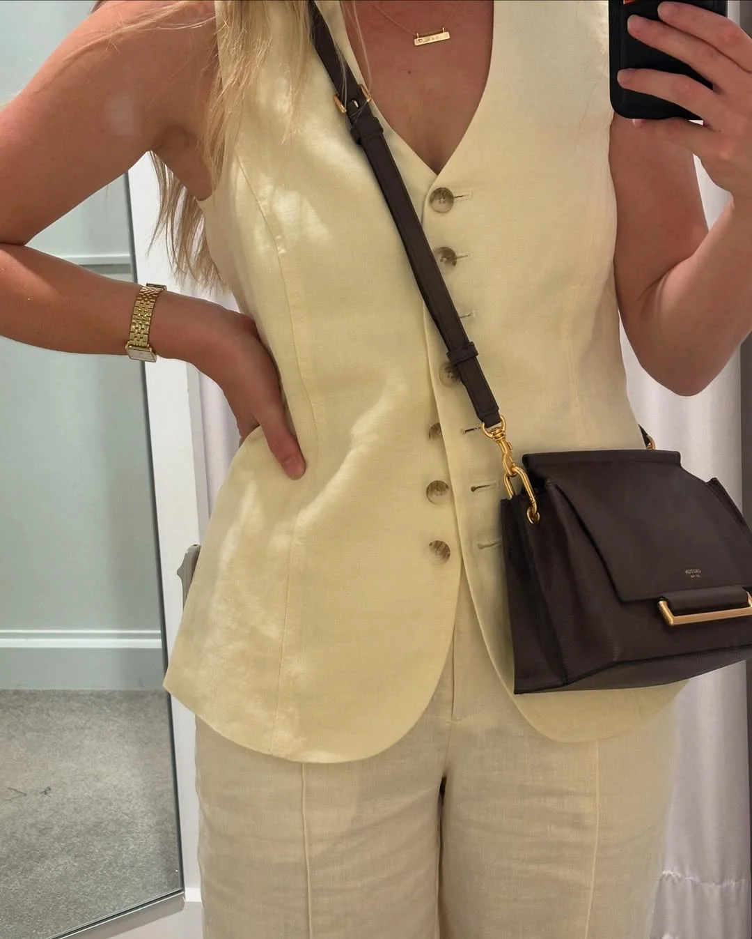 Breathable Cotton Linen Vest Shorts Set - Perfect Summer Outfit photo review