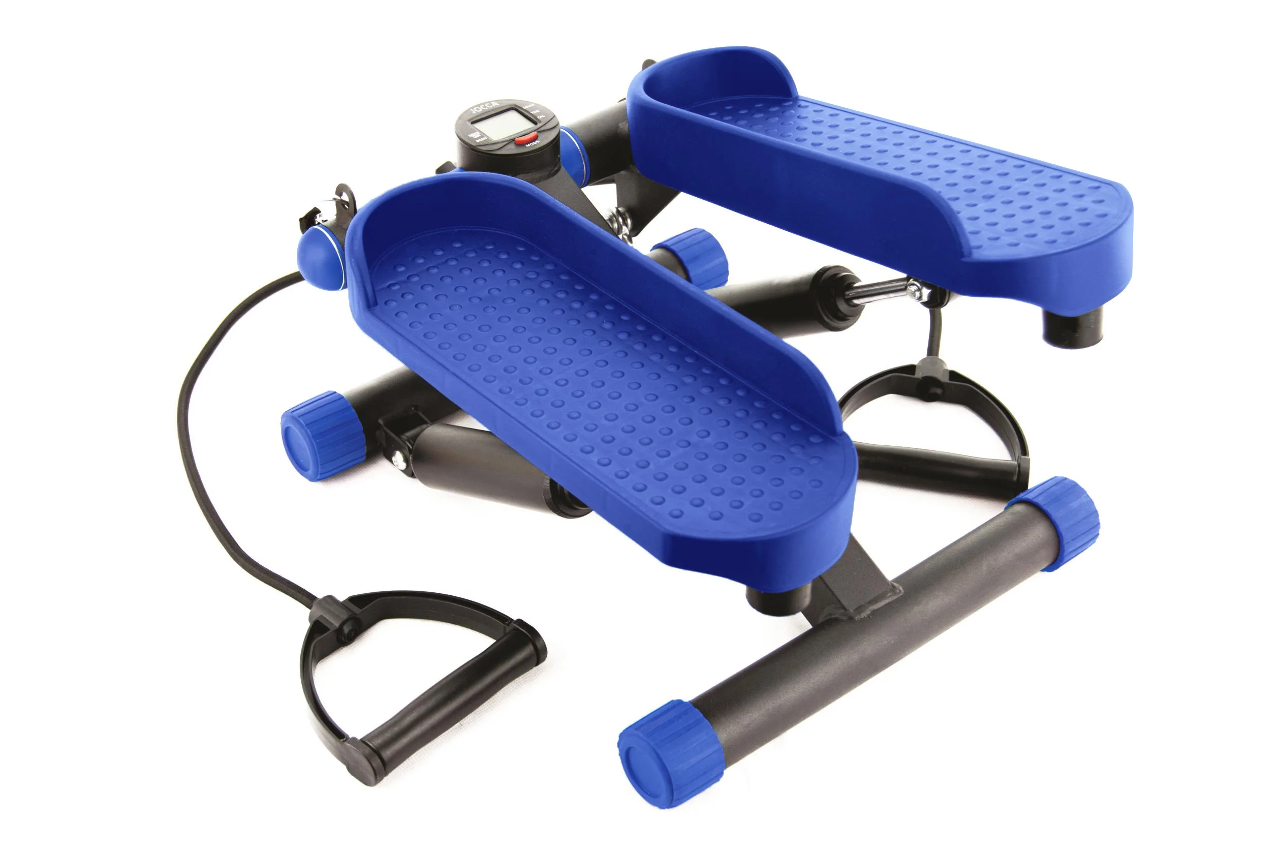 Passo-Passo Idraulico Blu Con Prolunghe Di Marca Jocca. Attrezzature Per Il Fitness Con Fasce Di Resistenza Per Perdere Peso E Aumentare La Resistenza