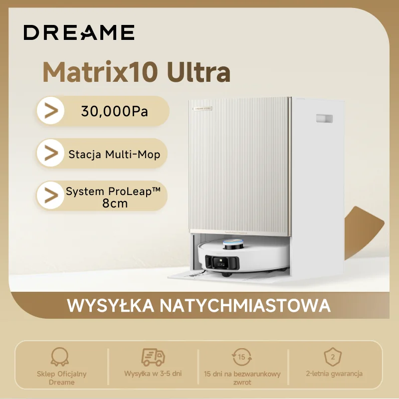 Robot sprzątający Dreame Matrix10 Ultra z Polski za $1020.54 / ~3787zł