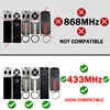For TX2REV TX4REV TX4UNI TX4RUNI TX4UNIS TX2EV TX4EV TX2EVS TX4EVS Remote Control Garage Door Opener 433MHz MERLIN E950M E940M 2