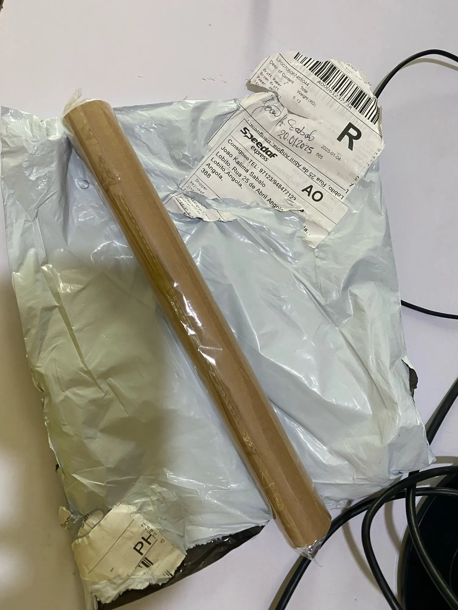 30Cm X 1/2/3M Kraft Gift Wrapping Moving Packing Brown Paper Roll For Painting photo review