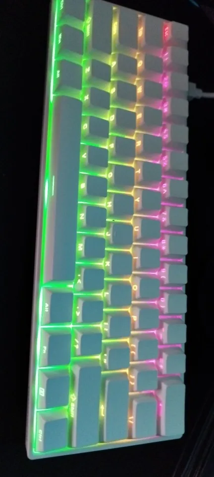 Akko MonsGeek FUN60 Teclado mecánico interruptor magnético 60% teclados para juegos disparador rápido 0,01mm 8K ARGB HE/TMR teclado personalizado photo review