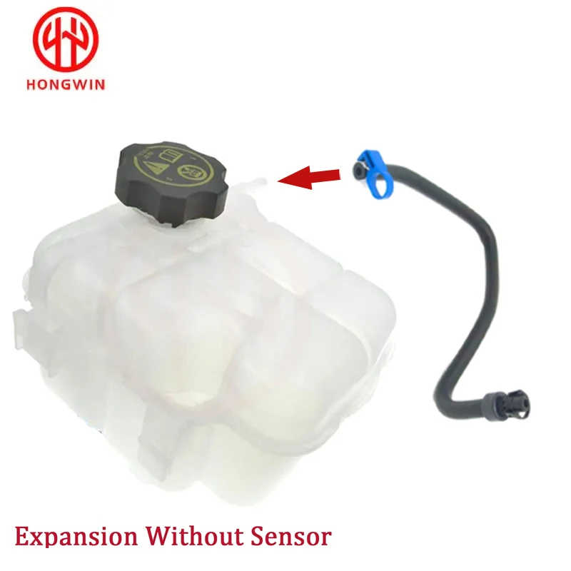 Chevrolet Cruze Orlando Buick Verano Coolant Reservoir Radiator Expansion Tank&Cap With Water Temperature Sensor 13393368 car radiator cap radiator coolant tank cap car radiator water tank cover coolant expansion tank engine coolant temperature sensor