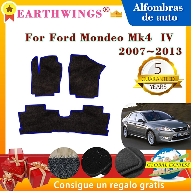 Para Ford Mondeo Mk4 IV 2007 ~ 2013, alfombrillas para el suelo del coche,  alfombrillas de Panel, alfombrillas antideslizantes, cubierta de alfombra,  capa, almohadillas para los pies, accesorios adhesivos - AliExpress