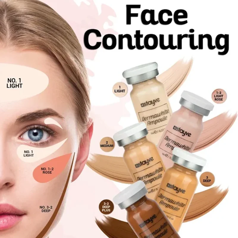 MTS semi-permanent makeup brightening skin 01 color skin color foundation