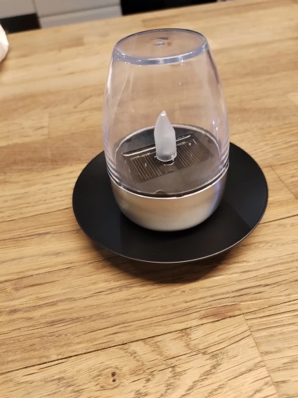 LED Solar Candles Night Light - Waterproof and Rechargeable photo review