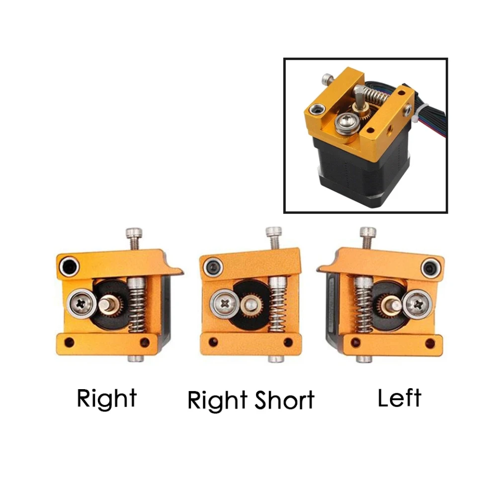 Aluminum Alloy Block MK8 Extruder For Makerbot 1.75mm Filament 3D Printers Parts Extrusion Right Left Short Hand Part DIY Kit | Компьютеры