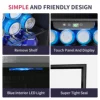 SIMZLIFE Mini Fridge 1.3 cu.ft 48 Can Beverage Refrigerator Cooler for Beer Drinks Wines Beverage Fridge with Adjustable Shelves 4