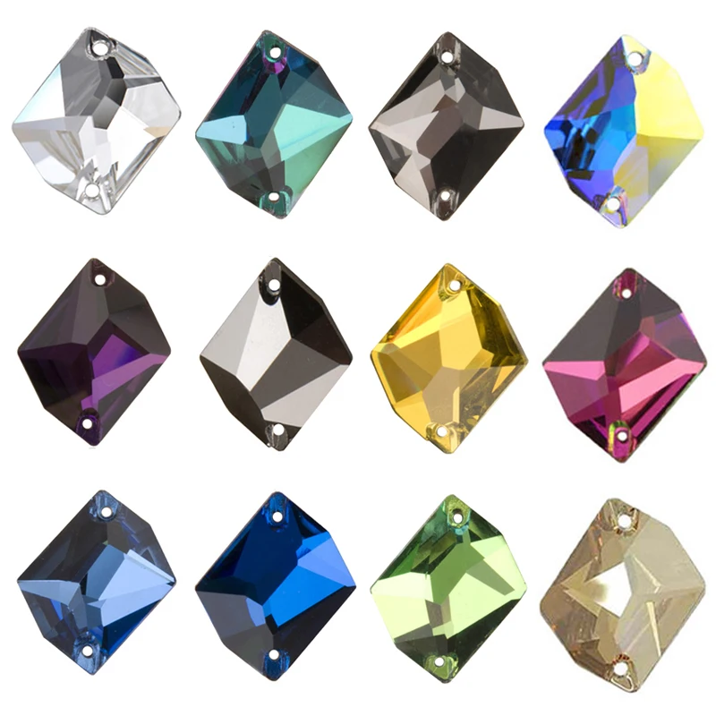 

YANRUO 3265 Cosmic Flat Back Sew On Crystal Stones Sewing Glass Strass DIY Loose Rhinestone For Dress