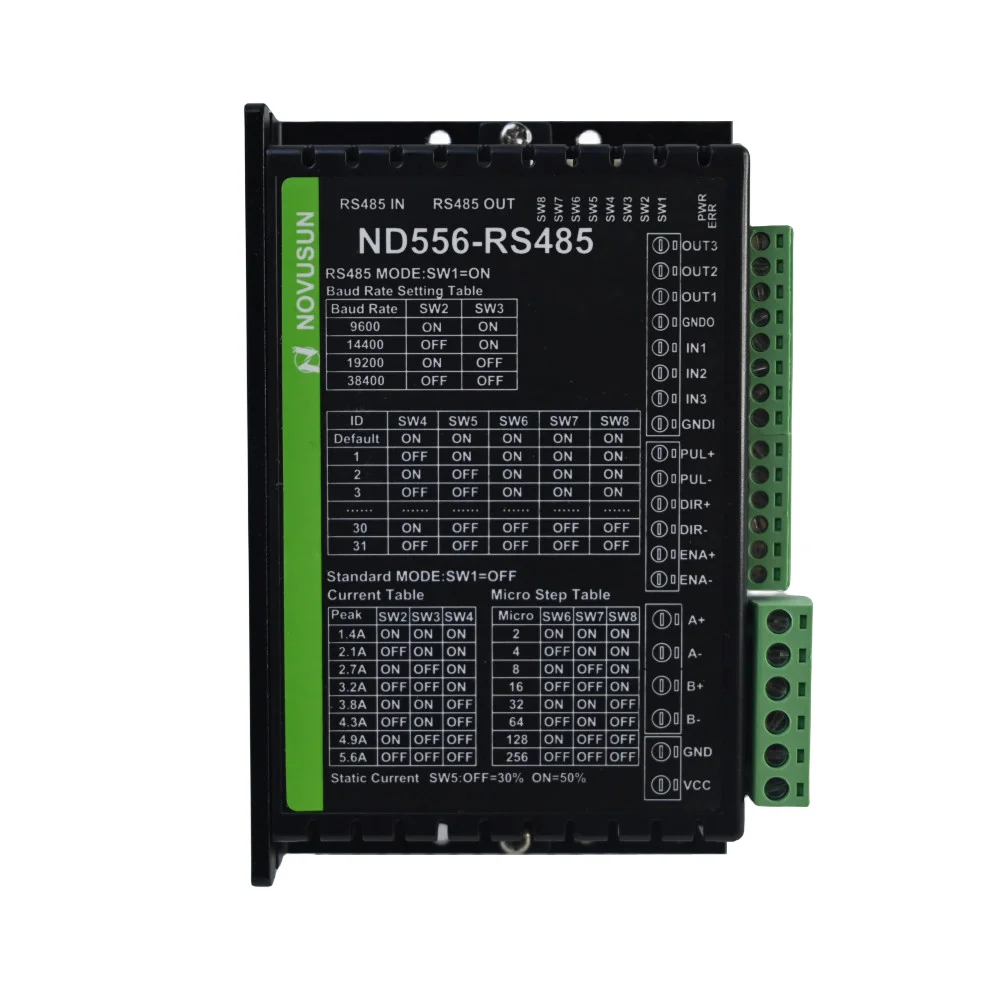 China r Motor Drivers ND556-RS485 RS485 Bus Control Stepper Motor Driver Nema 17 23 34 42 Series Stepper stepper motor driver
