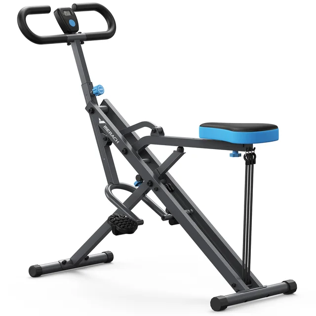 MERACH R07 Squat Machine 2in1 Squat Rowing Machine Easy Setup Foldable Exercise Equipment Glute Trainer Machine Glutes Leg Home Fit