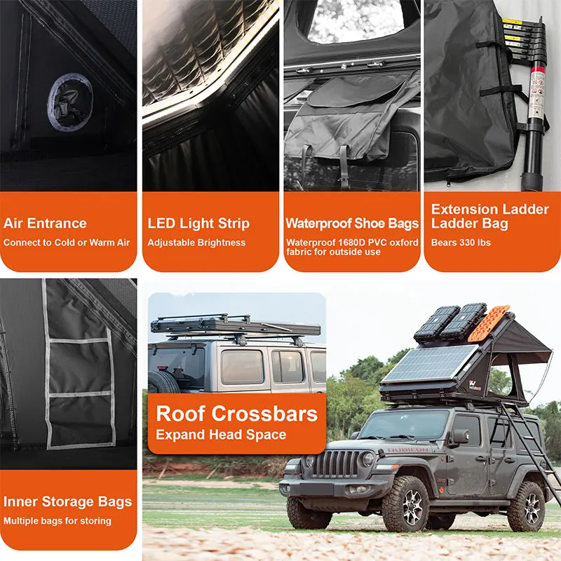Naturnest Aluminum Pop Up Rooftop Tent 6