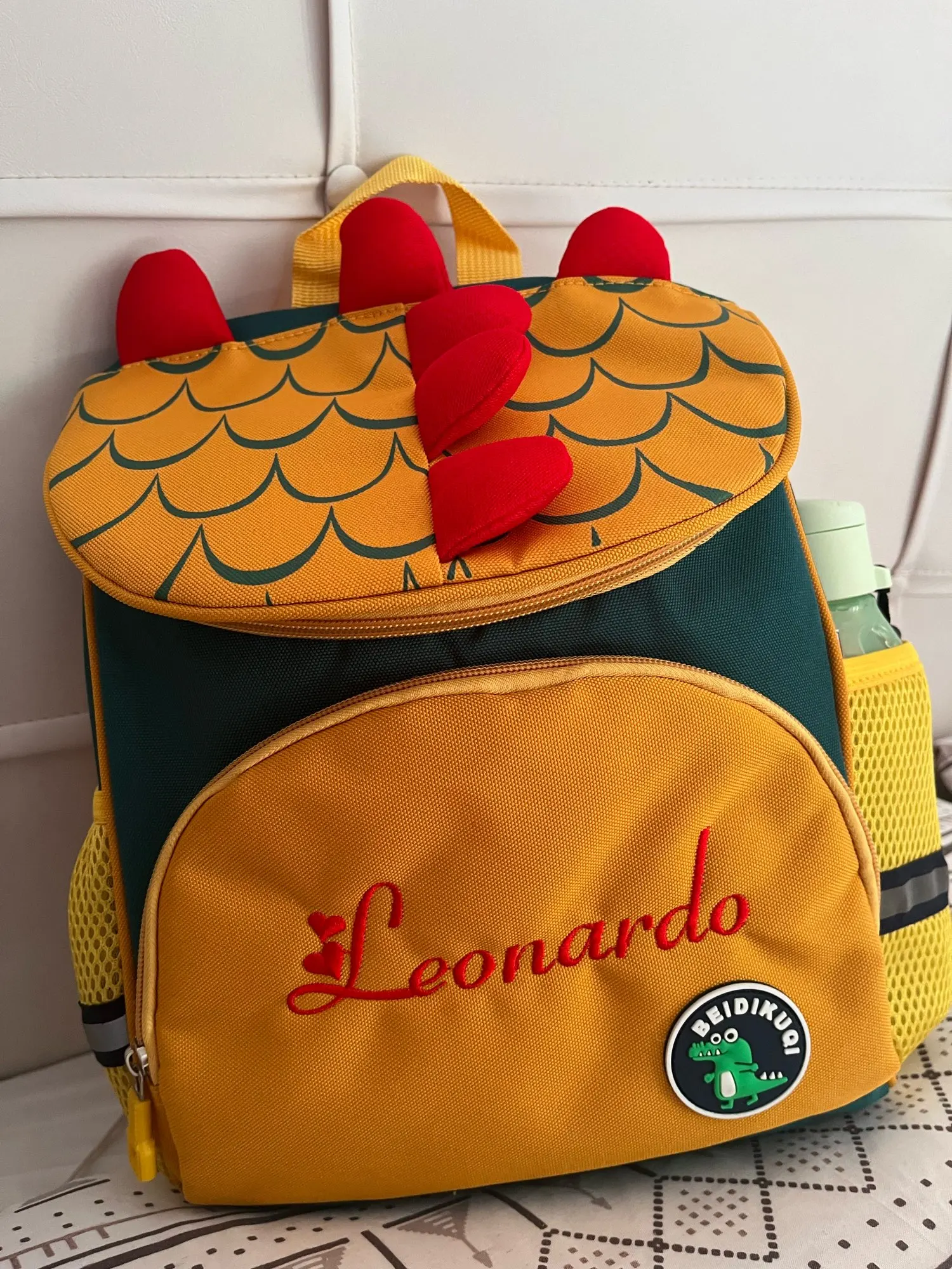 Zaino Bimbi - pre scolastico con forma dinosauro e personalizzabile con nome (24*34cm) (3/12 anni) (EGONOMICO) 21 Zaino Bimbi - pre scolastico con forma dinosauro e personalizzabile con nome (24*34cm) (3/12 anni) (EGONOMICO)