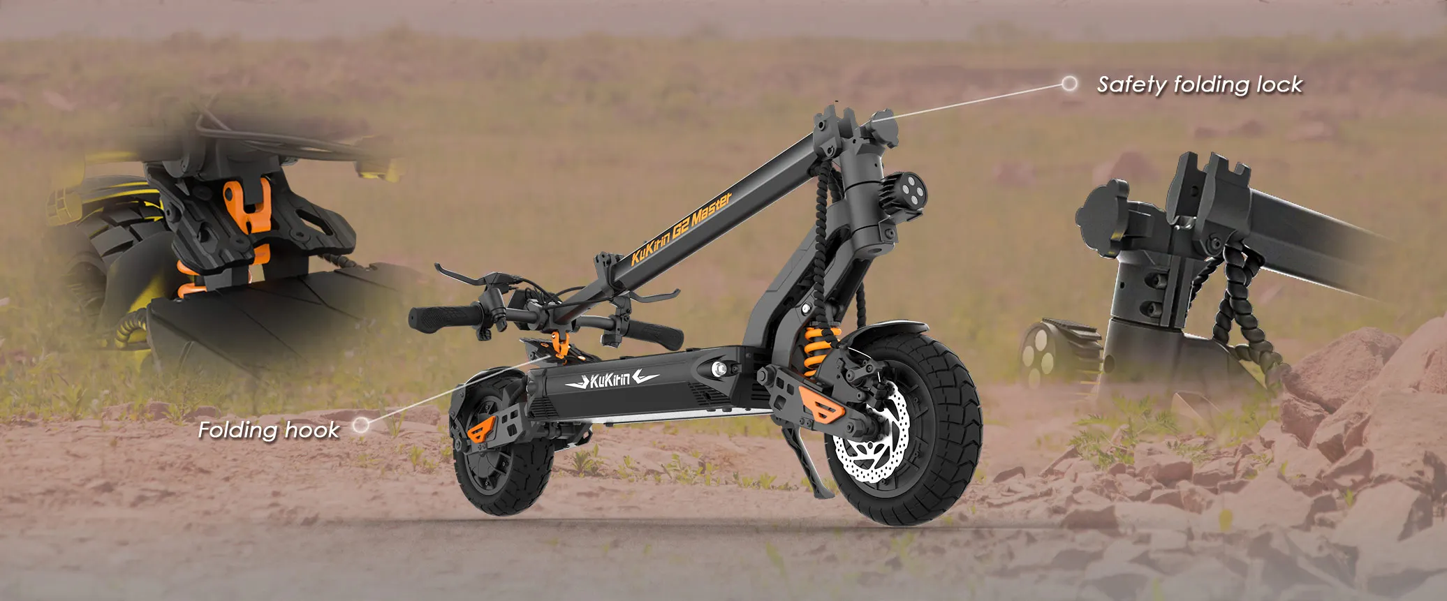 KuKirin G2 Master Foldable Electric Scooter 2000W 52V 20.8AH 60KM/H 70KM Ae0a150c10eb74ec9b36956257ddb81d7U