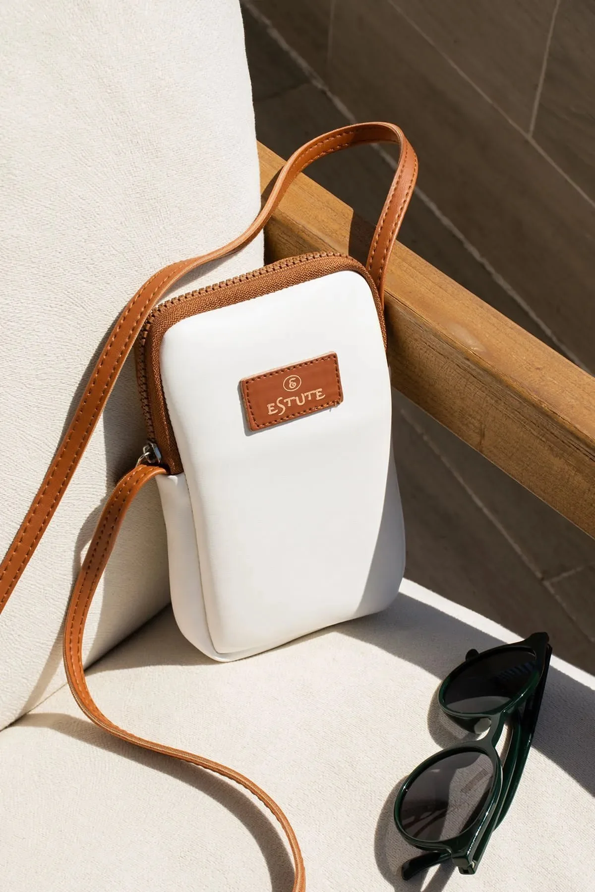 Unisex 2 Piece Adjustable Shoulder Bag with Phone Holder Ultra Light and Comfortable