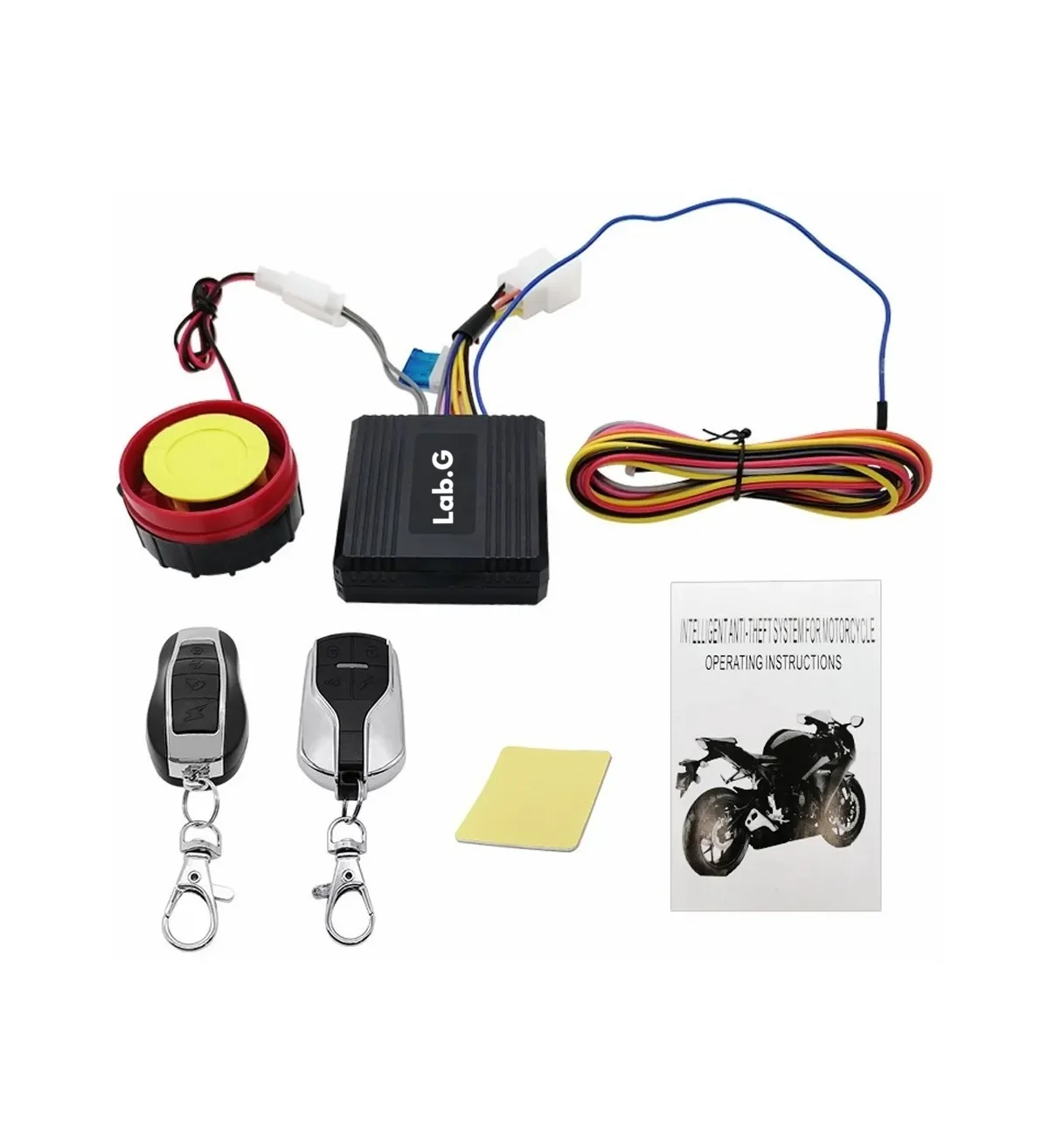 Alarma Antirrobo Con Encendido Lab.G A Distancia Para Motocicleta