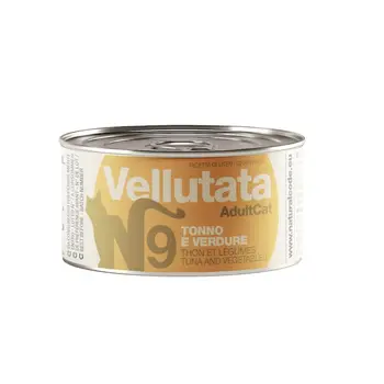 Natural Code Gatto Vellutata in Lattina 85gr 9 Tonno e Verdure