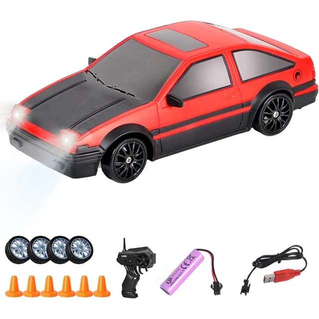 2.4g Drift Racing Car Toy 4wd Rapid Drift Racing Car Remote Control Gtr  Model Ae86 Vehicle Car Toys For Children Gifts - Rc Cars - AliExpress