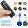 WiFi USB Digital Handheld Microscope 50 to 1000x Wireless Magnification Endoscope Camera WIth 8 LED  for IPhone Android 3