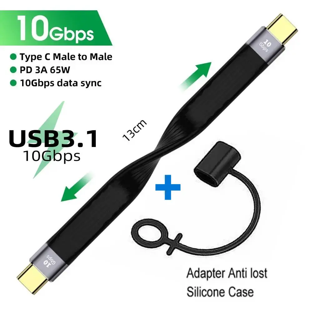 Ultra-Fast 40Gbps USB-C to USB-C Charging Cable with 100W Power Delivery