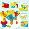 25pcs Beach Table Sand Play Toys Set 4-in-1 Sand Water Table with Fun Sea & Beach Accessories Summer Children Outdoor Games 3