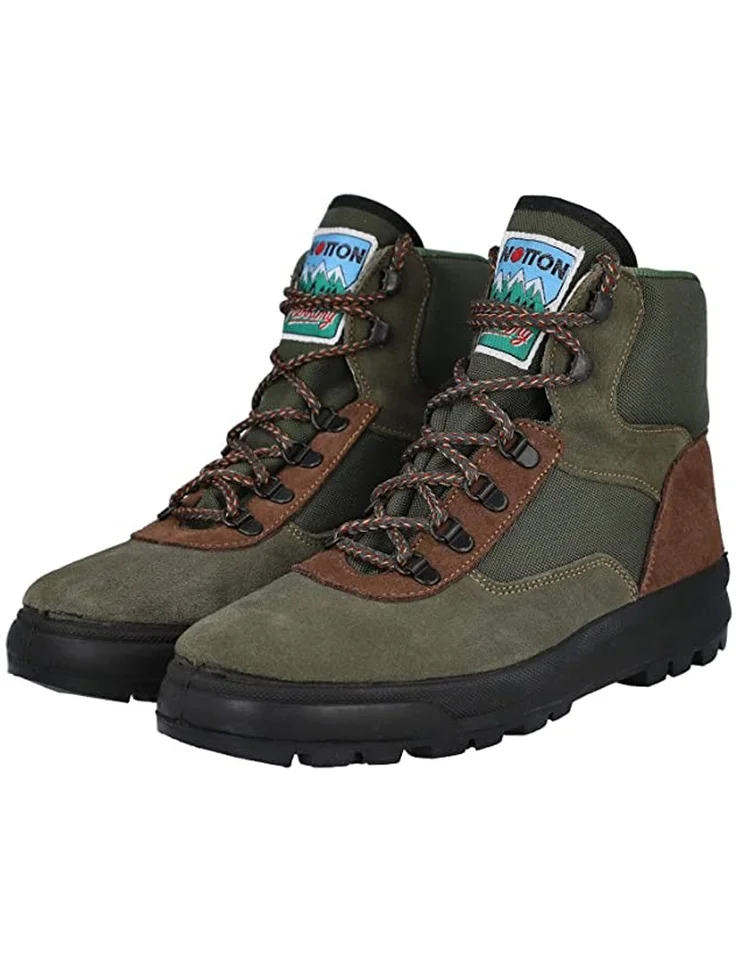 Bota NOTTON Trekking y Senderesmo Kaki Modelo 50 Suela de Caucho