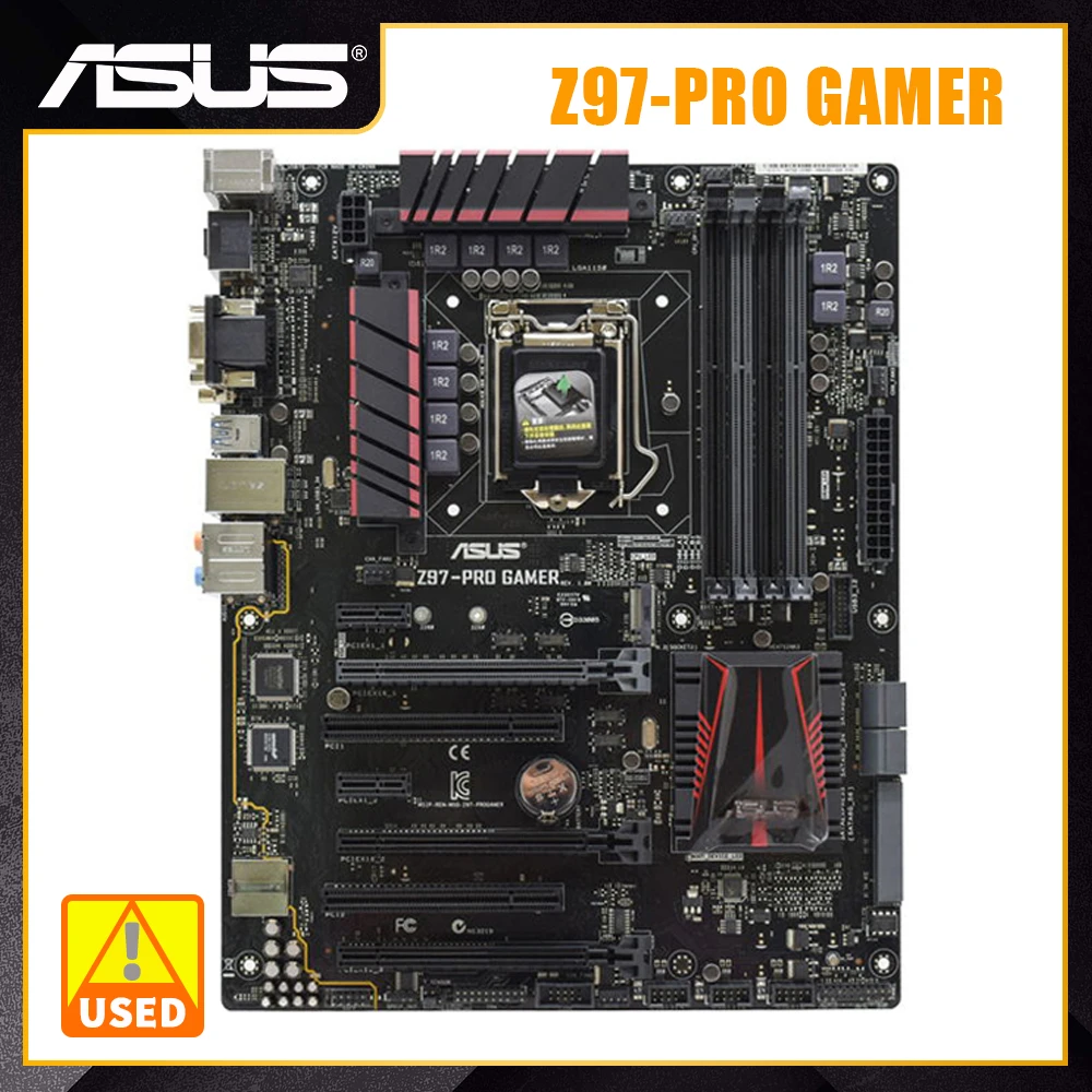 ASUS Z97PRO GAMER LGA 1150 Intel Z97 HDMI SATA 6Gb/s USB ATX Intel