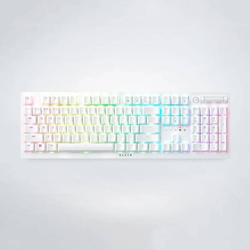 Razer Deathstalker V2 Wit Clicky Optische Schakelaar Draadloze Low Profile Rgb Optische Gaming Toetsenbord 40 uur Levensduur Batterij| | - AliExpress