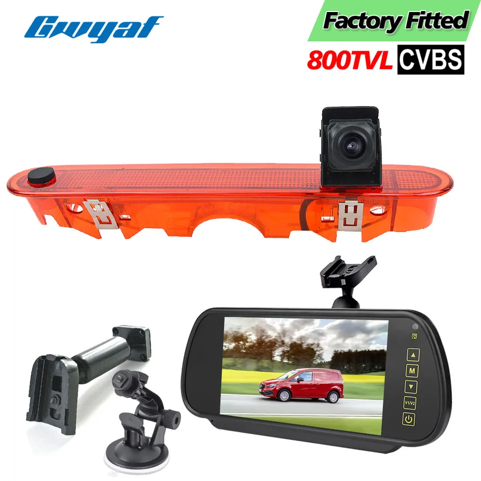 Kit Specchietto Con Monitor 4.3'' E Telecamera Retrovisore Per Renault Kangoo (2007-2021) E MB Citan (2012-2021) - 3