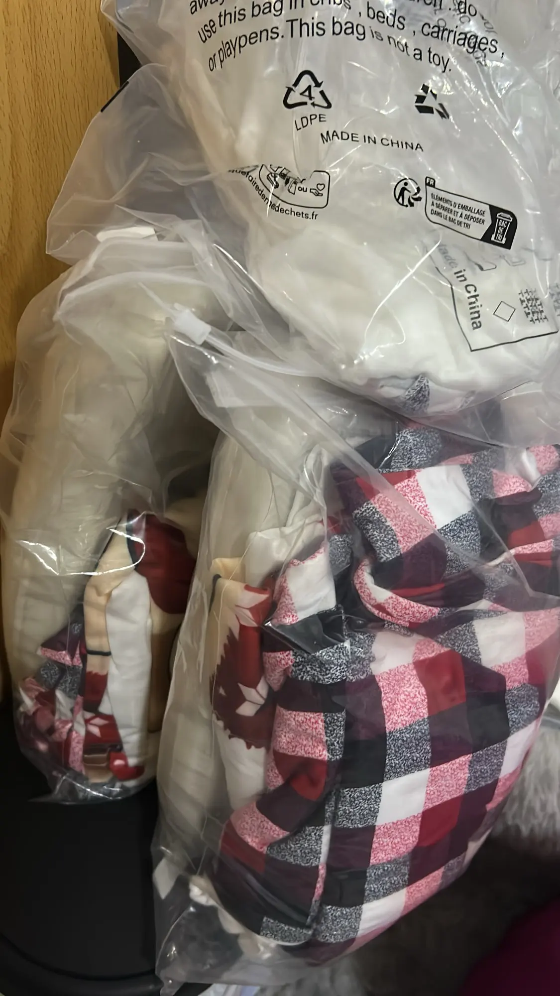 Family Matching Christmas Pajamas Sets Mother And Kids Pyjamas Deer Print Tops+Pants Xmas Sleepwear Baby Romper Pet Dog Clothes photo review