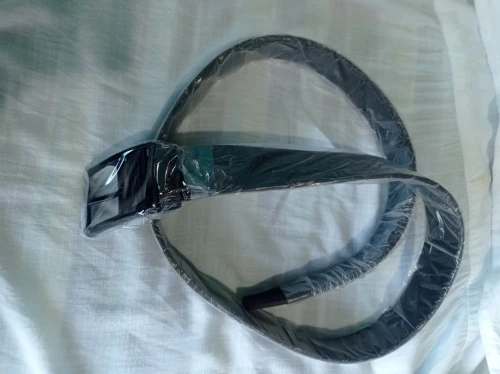 MIDNIGHT SOVEREIGN™ – Black Buckle Genuine Leather Belt photo review