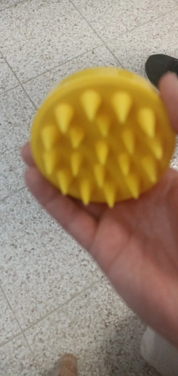 1pc Silikon Shampoo Pinsel Kopf Kopfhaut Massage Kamm Haar Waschen Kämme Bad Dusche Körper Massage Pinsel Salon Friseur Werkzeuge photo review