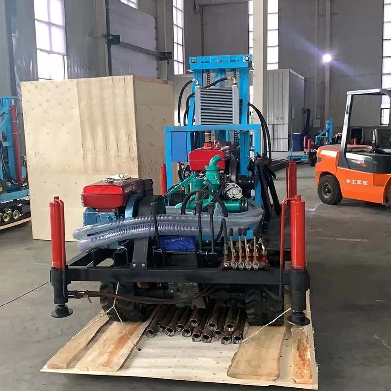 Customized Crawler Water Well Drilling Rig Deliver To TALCAHUANO Port 5
