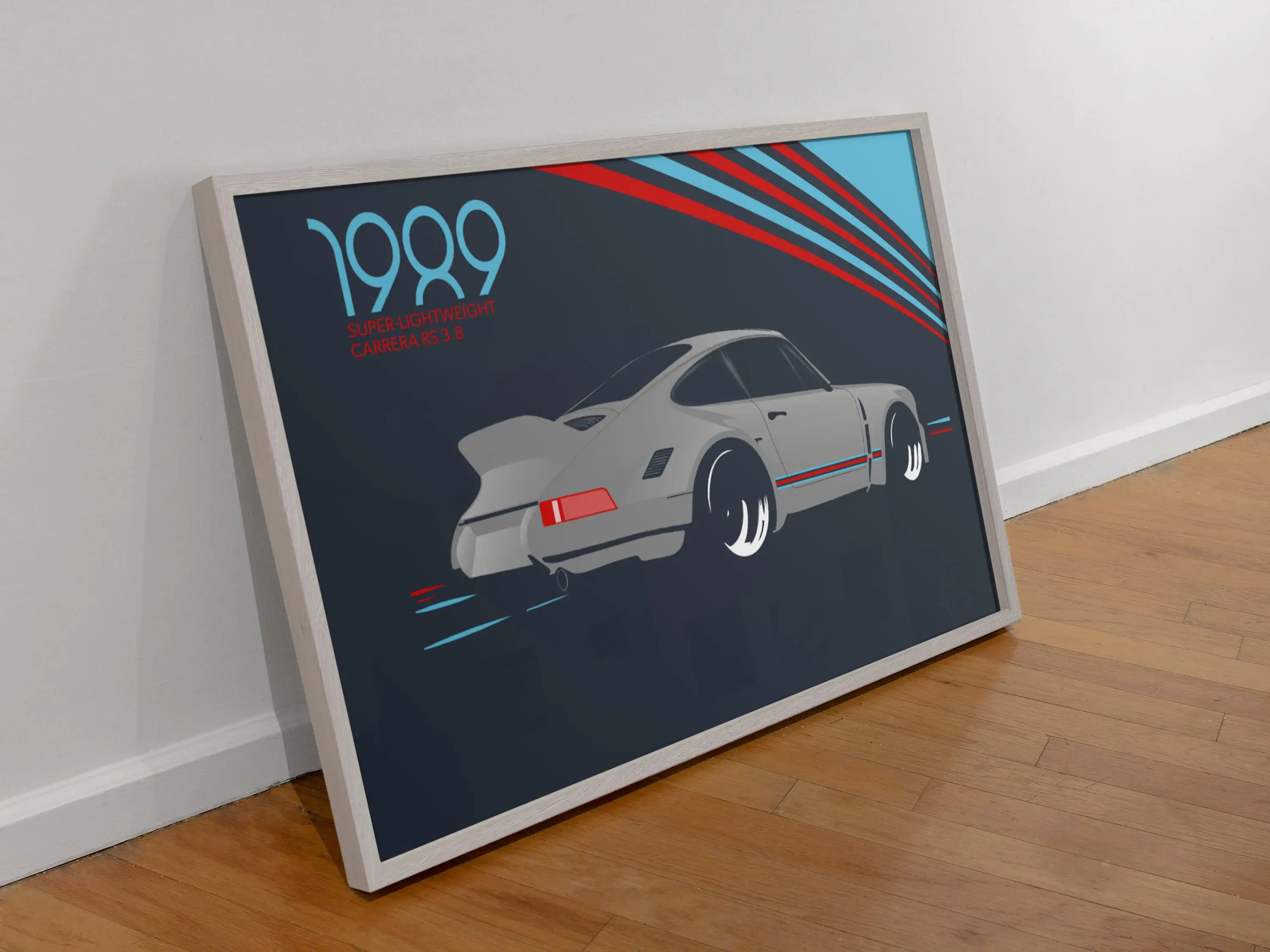 Art Poster Porsche GT911 car Graffiti Style