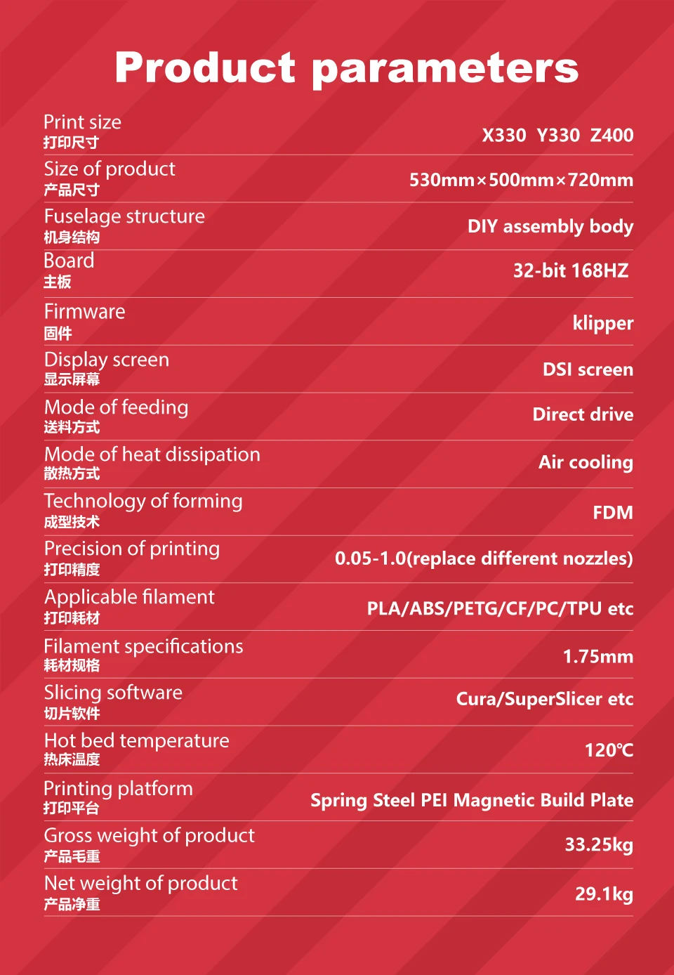 Mellow Genuine Diy Vzbot Awd 330 3d Printer Kit For High Quality Cnc