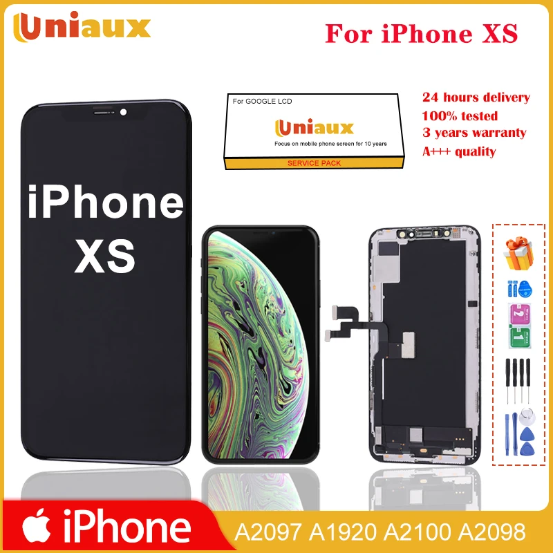 Display Lcd Oled Da 5.8 "Per Iphone Xs Display Prezzo No Dead Pixel Per Iphone Xs Screen 100% Test Good 3D Touch