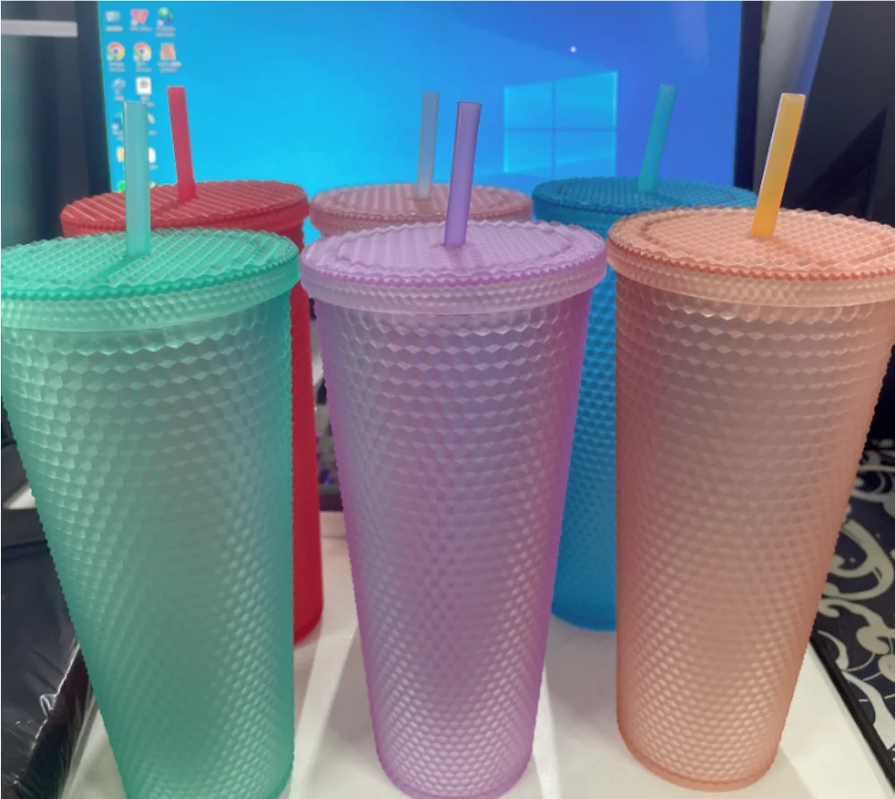 Boîte à café en bois de verre brillant de 750ml et 24oz